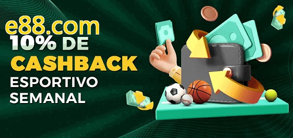 10% de bônus de cashback na e88.com